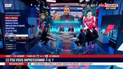 PSG 4-1 Monaco : Paris est-il impressionnant ?  - L'Équipe du Soir - extrait