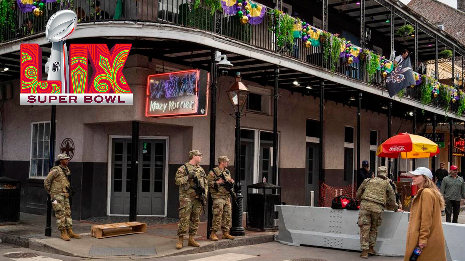 Super Bowl 2025: Fuerte operativo de seguridad en Nueva Orleans tras atentado reciente