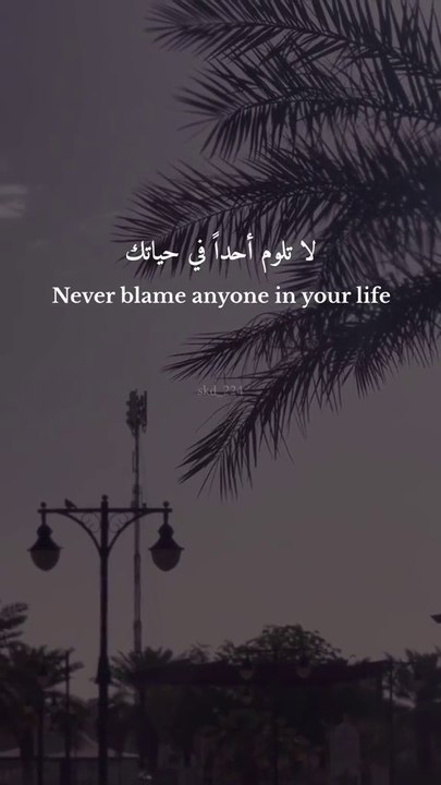 Never blame anyone in your life #Motivational phrases #Realistic phrases #foryou