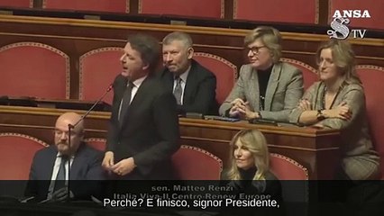Almasri, Renzi: "Meloni vile, non e' lady di ferro ma uomo di burro"