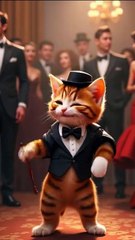Cats Dancing Joyfully