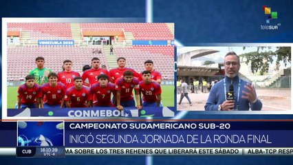 Campeonato Sudamericano de Futbol Sub-20  DEPORTES TELESUR 07-02-2025