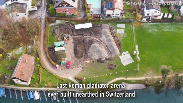 Last Roman Gladiator Arena Unearthed In Switzerland