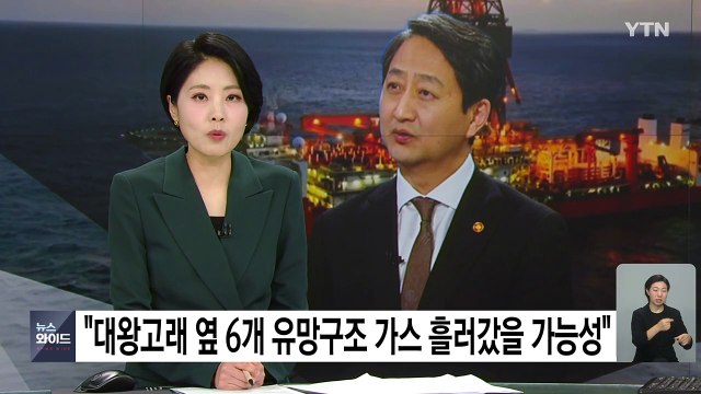 안덕근 대왕고래 옆 6개 유망구조에 가스 흘러갔을 가능성 / YTN