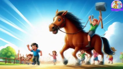 🎶 लकड़ी की काठी, काठी पे घोड़ा | Lakdi ki kathi 🐎 l Popular Hindi Children Songs l Animated Songs