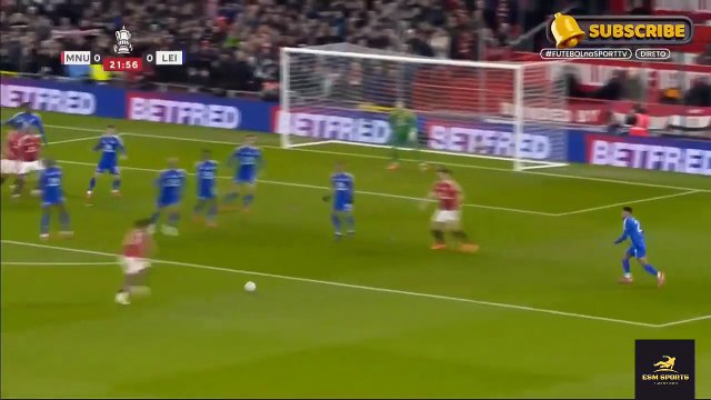 Manchester United vs Leicester City 2-1 - Extended Highlights Goals - FA Cup 2025