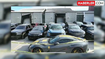 Mersin'de "Kazma, kürek var" denilen konteynerden 357 milyonluk araç çıktı
