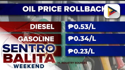 Oil price rollback, nakaamba sa susunod na linggo