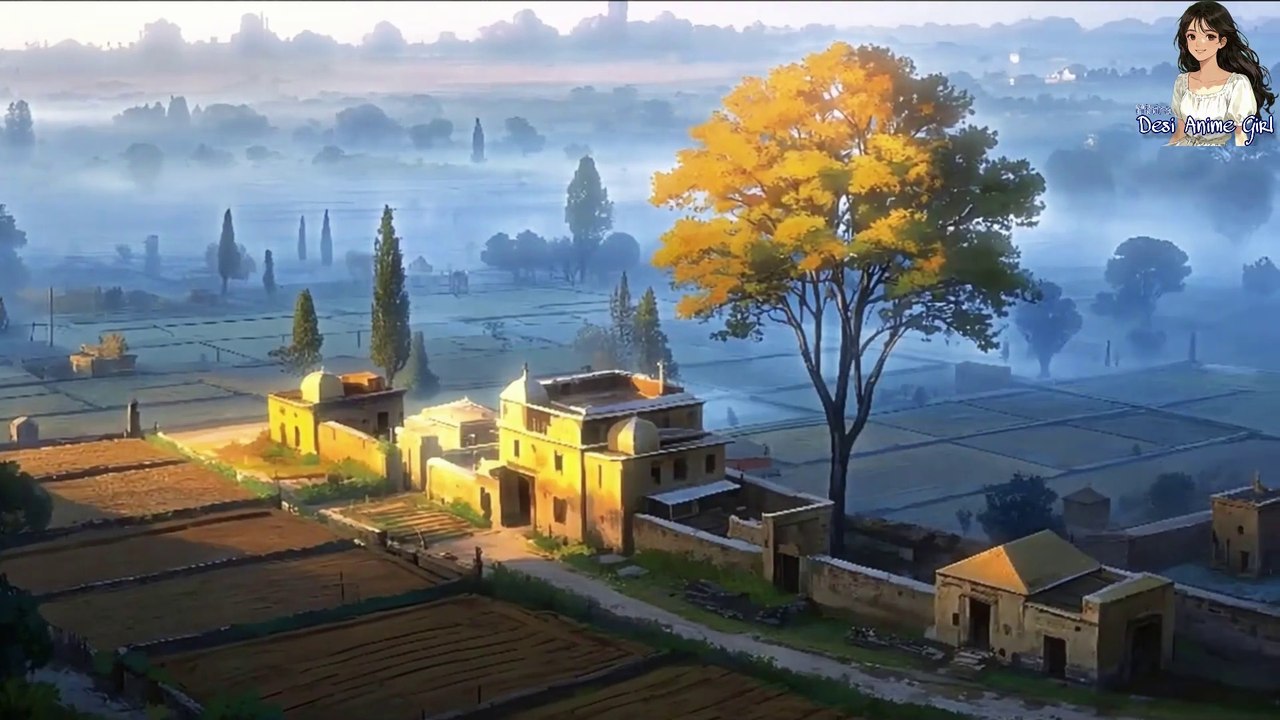 🌾 Slow Living: Winter in Village | Aesthetic Anime girl cooking | Healing Village Day