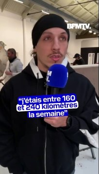 Le rappeur Rilès se lance le défi fou de courir 24h sur un tapis, devant une scie