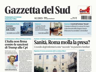 Rassegna stampa 8 febbraio 2025 edizioni Calabria
