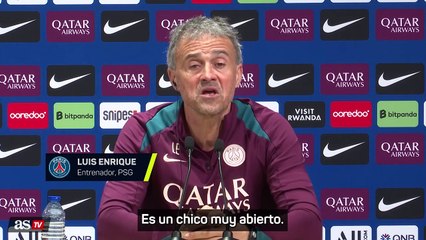 Luis Enrique, antes del doblete de Dembélé ante el Mónaco: "Puede convertirse en uno de los líderes del equipo"