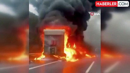 Yavuz Sultan Selim Köprüsü'nde Tır Yangını
