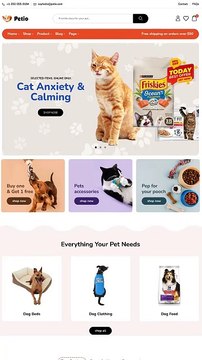 WordPress theme for Pet stores