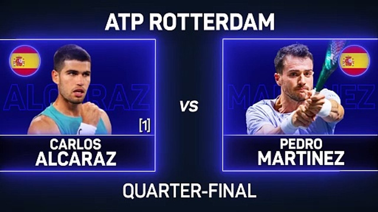 Alcaraz breezes by compatriot Martinez to reach semis