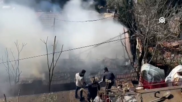Antalya'da müstakil evde çıkan yangın söndürüldü