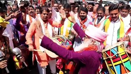 ದೆಹಲಿ ವಿಧಾನಸಭೆ ಚುನಾವಣೆ ಗೆಲುವು ಹಿನ್ನೆಲೆಯಲ್ಲಿ ಬಿಜೆಪಿಯಿಂದ ಸಂಭ್ರಮಾಚರಣೆ