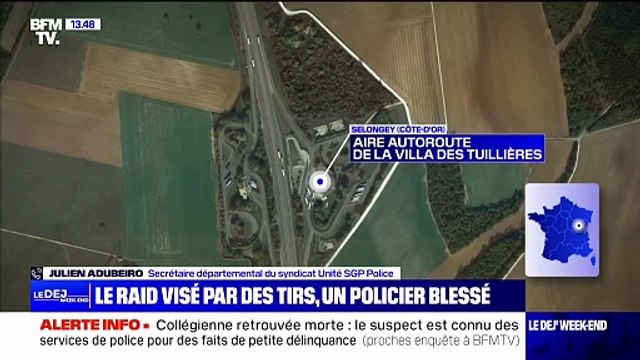 Raid visé par des tirs en Côte d'Or: le policier blessé a été touché à la jambe
