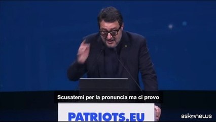 Salvini in spagnolo: "bye bye Pedro by bye Open Arms"
