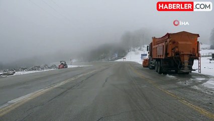 Kırklareli'nin Yüksek Kesimlerinde Kar Yağışı Başladı