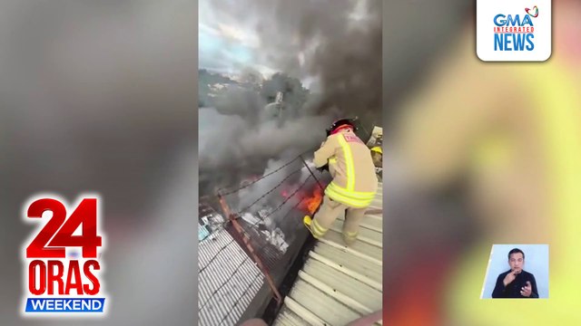 Sunog, sumiklab sa residential area sa Brgy. Apolonio Samson sa Q.C. | 24 Oras Weekend