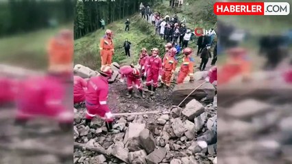 Çin'de Heyelan Faciası: 10 Ev Toprak Altında, 30 Kişi Kayıp