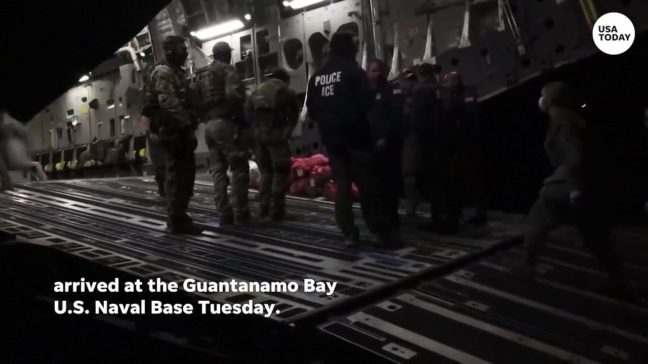 The first undocumented migrants arrived at guantanamo bay