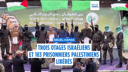 Trois otages israéliens ont été libérés par le Hamas ce samedi matin