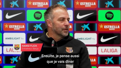 Barça - Flick : "Bien sûr, je vais regarder le derby madrilène"