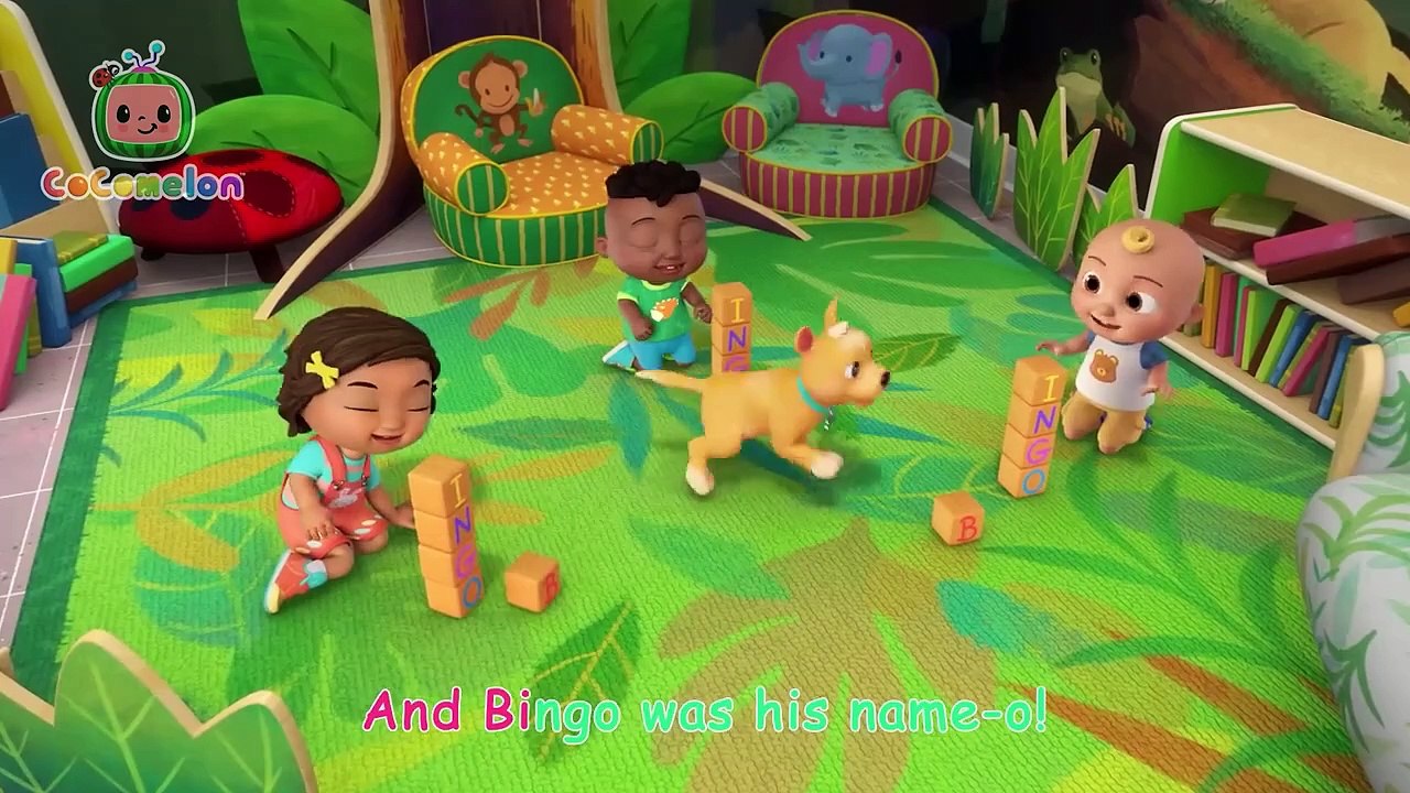 Bingo's First Day at School! | Baby JJ's BINGO Spelling | Kids Songs