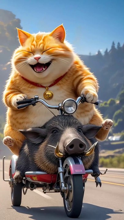 Explosive! Cats and wild boars staged a fierce battle #Cat that can cook #Cute pet debut plan #Cute pet, expand