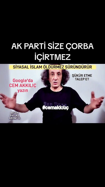 AK PARTİ SİZE ÇORBA İÇİRTMEZ