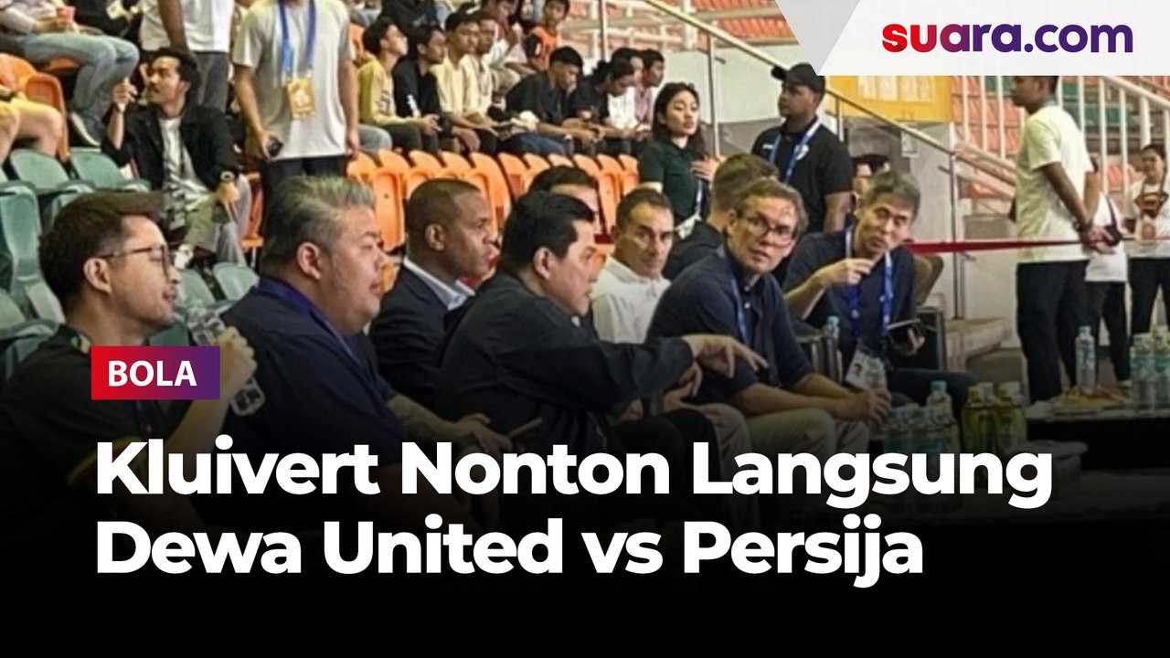 Pantau Pemain Timnas, Patrick Kluivert Tonton Langsung Laga Dewa United vs Persija