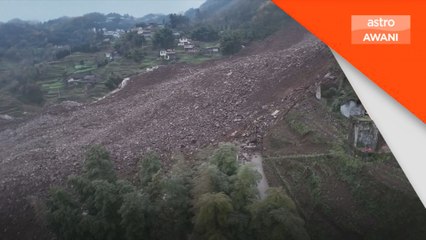 Lebih 30 mangsa hilang tanah runtuh di Sichuan