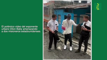El polémico video del exponente urbano Dilon Baby amenazando a dos misioneros