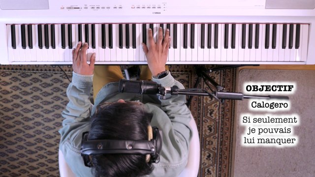 PIANO FACILE // CALOGERO - SI SEULEMENT JE POUVAIS LUI MANQUER