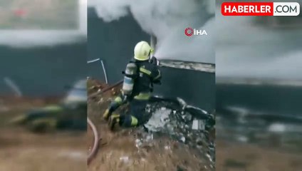 Bodrum'da Prefabrik Evde Yangın: 1 Yaralı