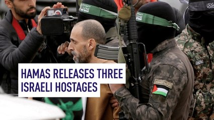 Hamas Releases Three Israeli Hostages