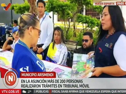 Neoespartanos son atendidos con jornada de trámites gratuitos a través del programa Tribunal Móvil