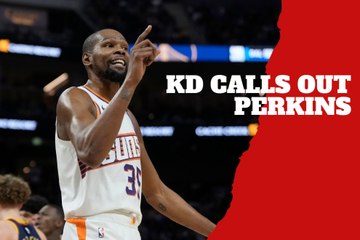 Called him out! Kevin Durant claps back at former teammate Kendrick Perkins and says that he talks crazy