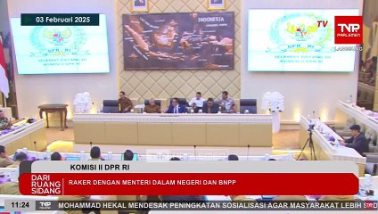 [FULL] Tanya Komisi II DPR ke Mendagri soal Pemotongan Anggaran hingga BUMD di Rapat Kerja