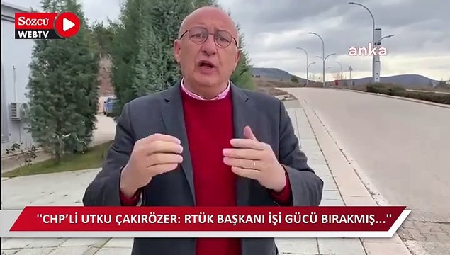 CHP’li Utku Çakırözer: RTÜK Başkanı işi gücü bırakmış yine kanallara aba altından sopa gösteriyor