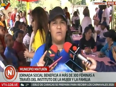 Monagas | Féminas del municipio Maturín son favorecidas con jornada social