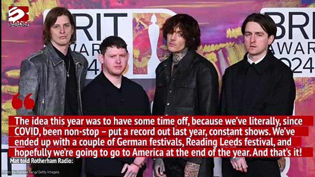 Bring Me The Horizon have teased a US tour before taking some time off