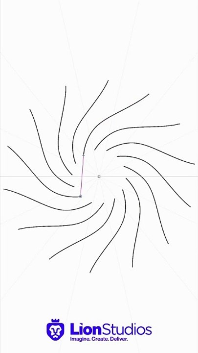 Mesmerizing Geometric Spiral Design for Creative Branding