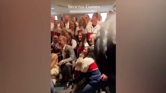 Meghan Markle shares behind scenes footage of Prince Harry dancing at Invictus Games