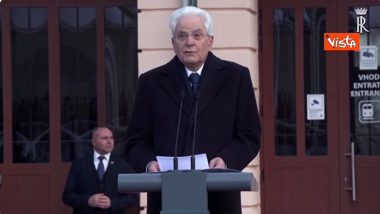 Mattarella a Nova Gorica - Gorizia: Integrazione europea basata su fattori che uniscono