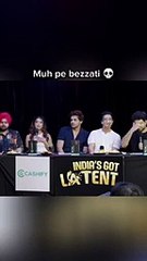 Mooh pe beijjati.💀 #samayraina #indiasgotlatent #shorts