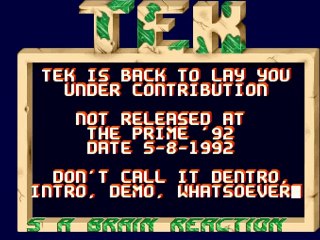 Amiga Demo Gosh I Think I Ate My Baby Sister By The Electronic Knights