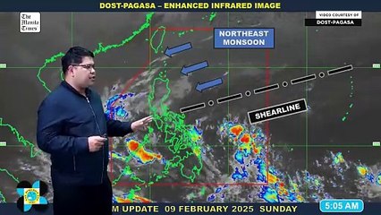 Today's Weather, 4 A.M. | Feb. 9, 2025